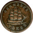 Canada 1/2 Penny Francis Mullins & Son Montreal Importers Of Ship Chandlery &C. - Commerce Token ND Copper COMMERCE TOKEN coin obverse