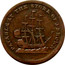 Canada 1/2 Penny John Brown Halifax ND NS-16A1 NEMO ME IMPUNE LACESSIT coin reverse