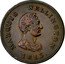 Canada 1/2 Penny Marquis Wellington Token 1813 MARQUIS WELLINGTON 1813 coin obverse