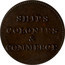 Canada 1/2 Penny Ships Colonies & Commerce 1829 SHIPS COLONIES & COMMERCE coin reverse