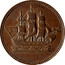 Canada 1/2 Penny Ships - Colonies & Commerce 1830-1835 - coin obverse