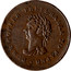 Canada 1 Penny Trade & Navigation Preferable To Paper 1838 PURE COPPER PREFERABLE TO PAPER coin obverse
