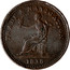 Canada 1 Penny Trade & Navigation Preferable To Paper 1838 TRADE & NAVIGATION 1838 coin reverse