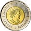 Canada 2 Dollars In Flanders Fields and Poppy 2015 KM# 1854 ELIZABETH II D ∙ G ∙ REGINA CANADA 2 DOLLARS coin obverse