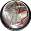 Canada 25 Cents Biathlon 2007  25 CENTS VANCOUVER 2010 coin reverse