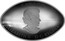 Canada 25 Dollars Football Shaped Curved 2017 Proof CANADA ELIZABETH II D ∙ G ∙ REGINA coin obverse