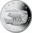 Canada 4 Dollars Arctic Fox 2004 Proof CANADA CD 9999 FINE SILVER 1/2 OZ ARGENT PUR coin reverse
