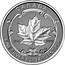 Canada 4 Dollars Maple Leaf 2015 Proof KM# 1808 CANADA FINE SILVER 1/2 OZ ARGENT PUR 2015 9999 coin reverse