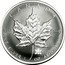 Canada 5 Dollars Maple Leaf 2004 Mint logo privy mark KM# 625 CANADA 9999 9999 FINE SILVER 1 OZ ARGENT PUR coin reverse