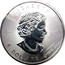 Canada 5 Dollars Maple Leaf (Red) 2014 Proof KM# 1809 ELIZABETH II 5 DOLLARS 2014 coin obverse