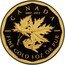 Canada 50 Dollars Three maple leaves 2012 KM# 1210 CANADA 2007-2012 99999 99999 FINE GOLD 1 OZ OR PUR coin reverse
