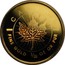 Canada Dollar Holographic Maple Leaves 2001 KM# 438 CANADA FINE GOLD 1/20 OZ OR PUR coin reverse