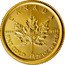 Canada Dollar Maple Leaf Original 2017 KM# 1138 CANADA 9999 9999 FINE GOLD 1/20 OZ OR PUR coin reverse