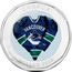 Canada Dollar Vancouver Canucks Road Jersey 2009 KM# 856 CANADA VANCOUVER DOLLAR 2009 coin reverse