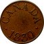 Canada Half Penny James Duncan Token 1830  CANADA 1830 coin obverse
