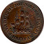 Canada Half Penny Token John Alexr & Barry Halifax 1815 NS-14A1 PAYABLE BY JOHN ALEX R BARRY ∙ HALIFAX ∙ coin reverse