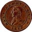 Canada Half Penny Token Monteal 1816  HALF PENNY TOKEN 1816 coin obverse