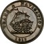 Canada Half Penny Trade & Navigation 1813 NS-21A1 TRADE & NAVIGATION coin obverse