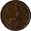 Canada Halfpenny Token Field Marshal Wellington 1813 WE-1A1 HALFPENNY TOKEN coin reverse