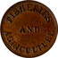 Canada Halfpenny Token Fisheries & Agriculture ND FISHERIES AND AGRICULTURE coin reverse