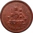 Canada Halfpenny Token Halifax 1815 NS-27A1 HALIFAX coin reverse