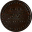 Canada Halfpenny Token Leslie & Sons (1824-1830) .PROSPERITY TO CANADA. TOKEN HALFPENNY LA PRUDENCE ET LA CANDEUR coin reverse