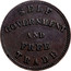 Canada Penny Self government and free trade 1855 SELF GOVERNMENT AND FREE TRADE coin reverse