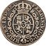 Spain 0.5 Real (Ferdin VII) FERDIN VII D G HISP ET IND REX coin obverse