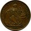 UK 1/2 Penny Token Pr. Holloway - Australia Colonial 1858 HOLLOWAY'S PILLS AND OINTMENT. 1858 coin reverse