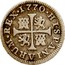 Spain 1/2 Real (Carlos III) KM# 395.1 HISPANIARUM REX 1770 coin reverse
