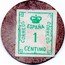 Spain 1 Centimo Cuenca 1937 CARTON MONEDA DE USO PROVISIONAL CUENCA 1937 VILLAR DE DOMINGO GARCIA coin reverse
