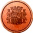 Spain 1 Centimo (Numeral) PLUS ULTRA coin reverse