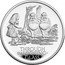 UK 1 Pound (Alice Through the Looking Glass) THROUGH THE LOOKING- GLASS coin reverse
