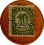 Spain 10 Centimos Numeral ND (1938)  REPÚBLICA ESPAÑOLA 10 CÉNTIMOS CORREOS coin obverse