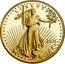 USA 10 Dollars American Gold Eagle 2021 W Proof L I B E R T Y 2021 W AG coin obverse