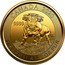 Canada 10 Dollars Aquitaine Bull 2020 CANADA 2020 FINE GOLD 1/4 OZ OR PUR coin reverse