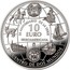 Spain 10 Euro 20th Anniversary of the Series 2012 20 ANIVERSARIO DE LA SERIE IBEROAMERICANA 10 EURO M ENCUENTRO DE DOS MUNDOS coin reverse