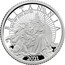 UK 10 Pence Britannia and the Lion 2021 Six-coin Proof set BRITANNIA 2021 1/20 OZ 999 FINE SILVER PJL 2021 coin reverse