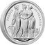 UK 10 Pounds (The Three Graces) W. WYON FOEDUS INVIOLABILE coin reverse