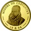 Spain 100 ECU Homage to Miguel de Cervantes 1994 ♔M Prooflike X# M48 MIGUEL DE CERVANTES 19 M 94 coin reverse