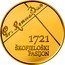 Slovenia 100 Euro 300th Anniversary of the Skofja Loka Passion 2021 PR. ROMUALDUS 1721 ŠKOFJELOŠKI PASIJON coin reverse
