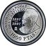 Spain 1000 Ptas (Juan Carlos I Antonio Canovas) ANTONIO CÁNOVAS DEL CASTILLO 1897- 1997 1000 PTAS coin reverse