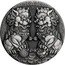Australia 2 Dollars Double Pixiu Forbidden City Imperial Lion 2021 P  coin reverse