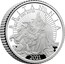 UK 20 Pence Britannia and the Lion 2021 Six-coin Proof set BRITANNIA 2021 1/10 OZ 999 FINE SILVER PJL 2021 coin reverse