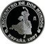 Spain 2000 Pesetas (Flamenco) ENCUENTRO DE DOS MUNDOS M ESPAÑA 1997 coin reverse