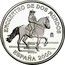 Spain 2000 Pesetas Horseman 2000 M Proof ENCUENTRO DE DOS MUNDOS M ESPAÑA 2000 coin reverse