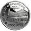 Spain 2000 Pesetas Silo de Carlomagno 1999 M AÑO JUBILAR COMPOSTELANO SILO DE CARLOMANGO 2000 PTAS coin reverse