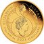 Australia 25 Dollars 35th Anniversary of the Australian Kangaroo Nugget 2021 P ELIZABETH II AUSTRALIA 1/4 OZ 9999 AU 2021 25 DOLLARS coin obverse