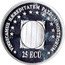 Spain 25 ECU (Pau Claris I Casademunt) VINDICAMUS HEREDITATEM PATRUM NOSTRORUM 25 ECU coin obverse