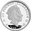 UK 25 Pounds Britannia and the Lion 2021 ELIZABETH II D G REG F D 25 POUNDS JC coin obverse